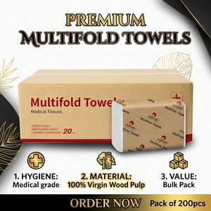 Embossed Interfolded Paper Towel Multifold N Fold Natural Tissue Paper Hand Towels Absorbency Multifold Paper Towels
