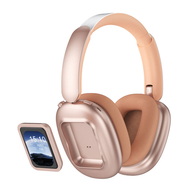 ANC ENC Over-Ear Stereo Gamer Headphones Clear Sound Quality Wireless Headset  for Home Office and Travel