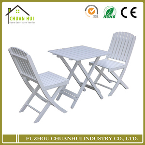 Ensemble de mobilier d'extérieur commercial à <span class=keywords><strong>prix</strong></span> de gros, table et chaises pliantes en bois de sapin pour usage intensif, jardin, restaurant, hôtel, salon - Product Image 3