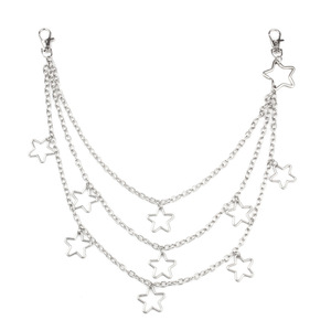 Chaîne de pantalon en métal ajouré en alliage de zinc, style Hip Hop Punk Rock, pour homme, usage quotidien - Product Image 5