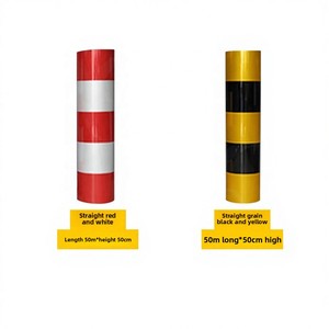 Rood-witte reflecterende brand- en vloerwaarschuwingstape, niet-markerende PET-<span class=keywords><strong>tape</strong></span>, 50m lengte, <span class=keywords><strong>2</strong></span>-50cm breedte opties - Product Image 3