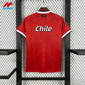 Camiseta de Fútbol de Chile La <span class=keywords><strong>Roja</strong></span> 2026, Equipación Local y Visitante, Tejido Ligero y Moderno, Exportación Directa de Fábrica - Product Image 1
