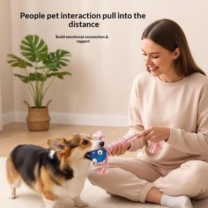 Juguete de Cuerda de Algodón con Forma de Hombrecito de Dibujos Animados, Juguete Mordedor Resistente a las Mordidas para Perros Pequeños y Medianos - Product Image 3