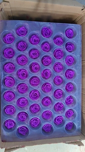 Testa di Rosa Eterna, Rose Conservate di Grado A 3-4 cm, Fiori di Alta Qualità al Tatto Naturale - Product Image 5