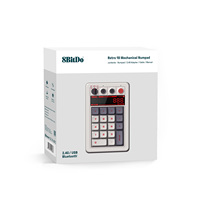 Teclado Numérico Mecánico Retro 8BitDo de 18 Teclas, Compatible con PC y Modo Calculadora Estándar para Windows y Android - Edición Jade