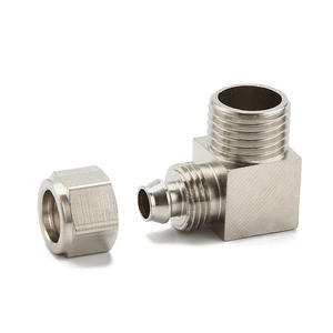 Écrou de verrouillage à connexion rapide en cuivre nickelé PL8-01 et raccord pneumatique à angle droit PL6-02 6-01 Pièces pneumatiques - Product Image 2
