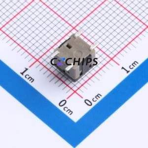 PS-5824SVB-4PN Push Button Switch SMD Switch No Lock Rectangle Plunger 500mA 24V - Product Image 2