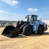 Chargeuse sur pneus électrique SANY 20T avec godet de 4 m³ pour la construction et l'utilisation comme petite pelle rétrocaveuse