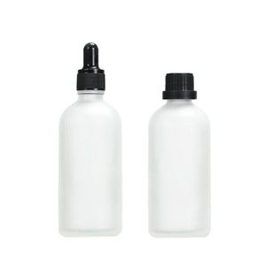 Biểu tượng tùy chỉnh mờ mờ chai thủy tinh tròn 20ml 30ml 50ml 100ml với Máy bơm phun màu đen và nắp trong suốt - Product Image 4