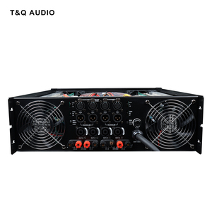 เครื่องขยายเสียง <span class=keywords><strong>T</strong></span>&Q AUDIO กำลังขับสูง 3U สี่ช่องสัญญาณ ระดับมืออาชีพ Class H กำลังขับ 4x1100W โครงสร้างโลหะ ความต้านทาน 8 โอห์ม รองรับแรงดันไฟฟ้าทั่วไป - Product Image 4
