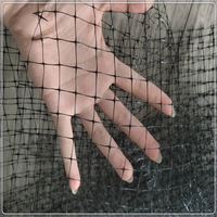 Filet anti-oiseaux noir pour l'agriculture, couverture pour vergers et étangs à poissons, filet de protection contre les oiseaux, barrière anti-animaux