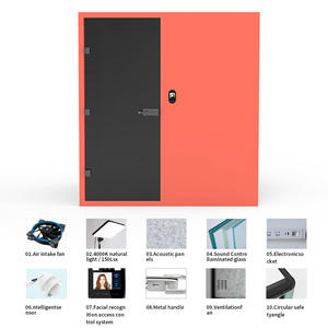 Cabina de oficina telefónica personalizable, cabina de oficina para reuniones a prueba de sonido, cápsulas de espacio de trabajo privado, cabina insonorizada en vivo - Product Image 2