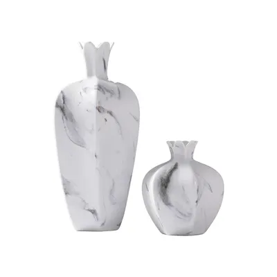 Vasos de cerâmica para decoração, vasos nórdicos clássicos marbled para decoração