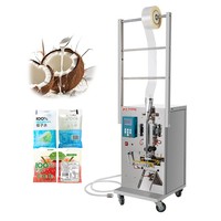 Canne emballage bouteilles boisson jus en plastique prix machines à eau doypack flux de fruits semi-automatique sac jus machine d'emballage