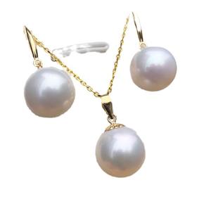 Pendentif polyvalent en argent pur avec perle d'eau douce naturelle de 10-11 mm, forme Zhuji, légers défauts, livré avec chaîne en platine - Idéal pour un cadeau - Product Image 5