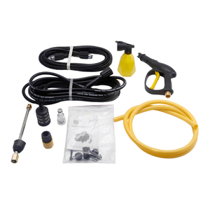 Nettoyeur Haute Pression Portable, <span class=keywords><strong>Machine</strong></span> <span class=keywords><strong>à</strong></span> <span class=keywords><strong>Laver</strong></span> de Voiture Électrique avec Dévidoir - Product Image 2
