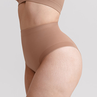 Waistdear OEM al por mayor, bragas moldeadoras de cintura alta sin costuras para mujer, control de abdomen, antideslizantes, para usar bajo vestidos, faja moldeadora de cuerpo.