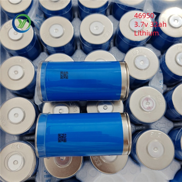 New 3.7v 32Ah High Discharge 5C 10C 46950 Lithium Battery Cell 4695 Cylinder Cell 3.7v Grade a Cylinder EV Battery Cell