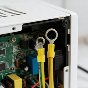 Elektrik Panoları, Güneş Enerjisi Sistemleri ve Ekipman Topraklaması için Önceden Sıkıştırılmış Halka Terminalli Sarı-Yeşil İzoleli Topraklama Kablosu - Product Image 5
