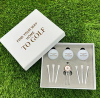 Coffret Cadeau de Golf Exécutif Personnalisé Haut de Gamme, Ensemble d'Accessoires de Golf de Luxe pour Événements Corporatifs