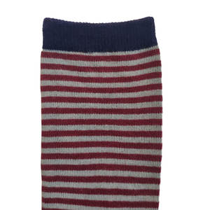 Orgánica personal señoras bambú calcetines con fundamentos de rayas finas - Product Image 2
