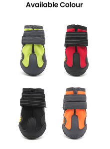 ओम अनुकूलित आउटडोर चिंतनशील जलरोधी नरम कुत्ते जूते गर्म फुटपाथ के लिए जूते - Product Image 5