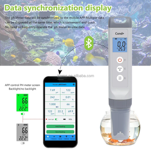 IKEME Moniteur de qualité de l'eau multiparamètres 5 en 1 haute précision <span class=keywords><strong>pH</strong></span>/TDS/<span class=keywords><strong>EC</strong></span>/Sel/Temp <span class=keywords><strong>Testeur</strong></span> numérique 7 en 1 <span class=keywords><strong>pH</strong></span>-mètre TDS <span class=keywords><strong>EC</strong></span> <span class=keywords><strong>Testeur</strong></span> - Product Image 5