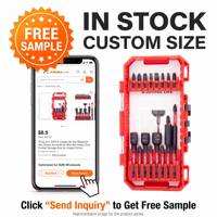 Kit de 37 embouts de tournevis en acier S2 sablé, magnétiques, Phillips, Torx, plats, avec douilles et étui de rangement