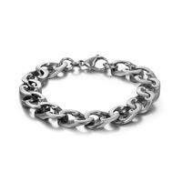 Bracelet en acier au titane transfrontalier Personnalité StraitJacket Bijoux à la main pour hommes épissés hop rock CE252