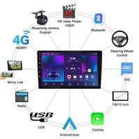 Hongrui 2Din 9 pouces multimédia stéréo écran tactile autoradio QELD écran lecteur Android TS18 4 Core autoradio