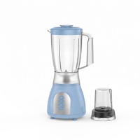 Blender de table électrique Deluxe 350W 1,5L, lame en acier inoxydable étanche, pour jus de fruits, smoothies, usage domestique et hôtelier