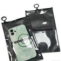 Sacs à fermeture éclair transparents en PVC recyclables haut de gamme personnalisés pour vêtements, écouteurs, vêtements de golf, étuis de téléphone, impression sérigraphique personnalisée