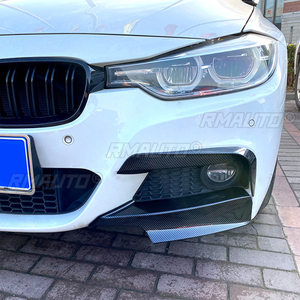 ชุดแต่งกันชนหน้ารถยนต์ BMW ซีรีส์ 3 รุ่น F30 F31 M Sport 320i 325i ปี 2012-2018 จำนวน 2 ชิ้น ครอบไฟตัดหมอก ช่องระบายอากาศ ลายคาร์บอนไฟเบอร์ - Product Image 6
