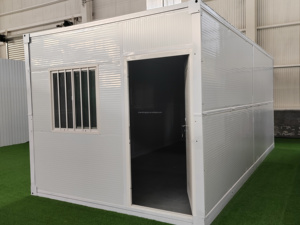 Casa móvil <span class=keywords><strong>prefabricada</strong></span> de fácil montaje, paquete plano, diseño moderno modular, casa contenedor de acero modular plegable <span class=keywords><strong>prefabricada</strong></span> - Product Image 5