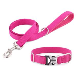 Factory Direct Umwelt freundliche Hanfgurt-Hunde leine Easy Clean Hundehalsband-Leine und Geschirrset mit weicher Fleece-Polsterung - Product Image 3