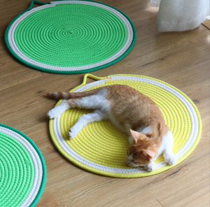 New-Arrival cat's <span class=keywords><strong>Nest</strong></span> Mat <span class=keywords><strong>Pet</strong></span> phần còn lại <span class=keywords><strong>Pad</strong></span> thoải mái đầy mèo nghỉ ngơi tại chỗ dệt Mat tuyệt vời cho trầy xước và ấm cúng - Product Image 1