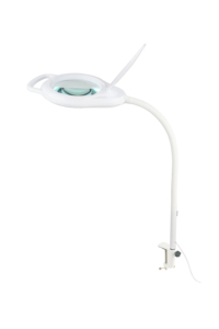 مصباح LED مرن قابل للتعديل مع عدسة مكبرة - تصميم خفيف الوزن للاستخدام في صالونات التجميل لفحص الجسم والوجه مع مشبك للطاولة - Product Image 4