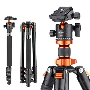 K254A3+BH-28L KF09.089V1 K&F Concept DSLR Camera Aluminum Alloy Tripod camera tripod stand for camera