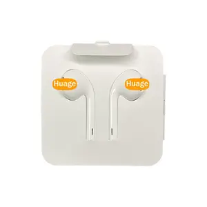 MIC+volume plug & play phone handfree earphone earbuds earpod handfree headphone cable for iphone earbuds with box