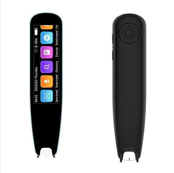 S6Pro Smart Translation Pen with IPS Color Display Supports 131 Languages Voice Translation & Scanning Functions