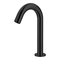 Robinet de lavabo moderne monotrou en laiton chromé avec capteur infrarouge automatique Robinet d'eau à une poignée avec noyau de valve en céramique