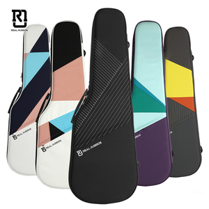 アイリス ブラック リアル ミッション エレキギター ギグバッグ ダブルショルダー ジッパー開閉 ポータブル 耐久性 軽量 オックスフォード 防水 - Product Image 6