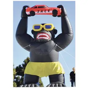 Factory Outlet gigante Gorilla gonfiabile modello di scimpanzé gonfiabile animale feroce per la pubblicità