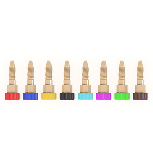 Raccord sans bride PEEK <span class=keywords><strong>de</strong></span> haute qualité aux couleurs vives pour une différenciation facile des voies d'écoulement d'eau pour les approvisionnements en eau - Product Image 2
