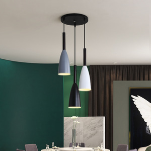 Nordic <span class=keywords><strong>Led</strong></span> Kitchen Island colgante techo colgante 3 cabezas/1 cabeza luces colgante luz para restaurante <span class=keywords><strong>cocina</strong></span> lámparas decoración del hogar - Product Image 2