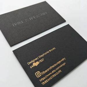 Personnalisation de cartes de visite haut de gamme-Impression, conception et production de cartes à l'aide de papier spécial épais avec effet de gaufrage. - Product Image 5