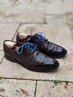 8 paires de lacets ronds en coton ciré pour chaussures habillées (sets classiques pastel néon en boîte de 30 ou 34 pouces) Fabriqués en Chine