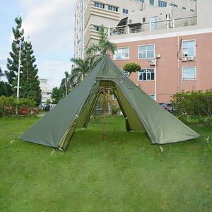 <span class=keywords><strong>Tente</strong></span> Pyramide d'<span class=keywords><strong>Hiver</strong></span> Ultralégère <span class=keywords><strong>Tente</strong></span> <span class=keywords><strong>Tipi</strong></span> de Camping en Plein Air avec Jupe de Neige et Trou de Cheminée - Product Image 2