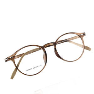 Monture de lunettes Danyang pour homme, ronde, en TR90, modèle 6855, transparente, monture complète, style mode et affaires - Product Image 1