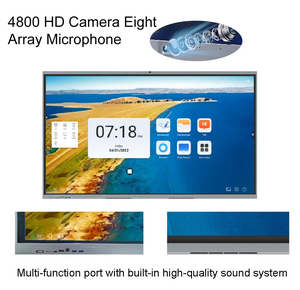 Factory-Direct 85 Inch Moniteurs Electronic Whiteboard Android Window Dual System Interactive <b>Board</b> for Meeting - Product Image 6